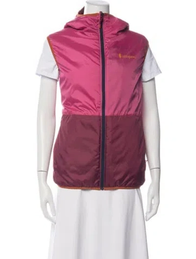Pre-owned Cotopaxi Colorblock Pattern Vest In Pink