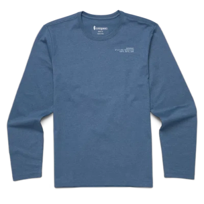 Cotopaxi Coordinates Long-sleeve T-shirt In Blue