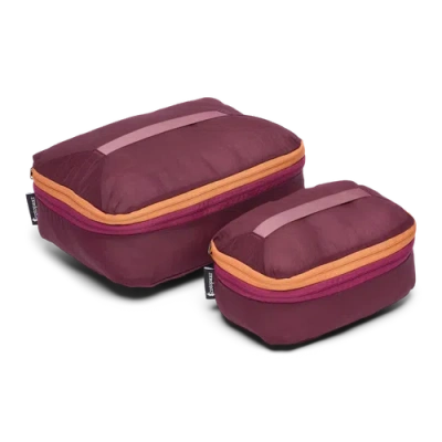 Cotopaxi Cubo Expandable Packing Cube Set In Burgundy
