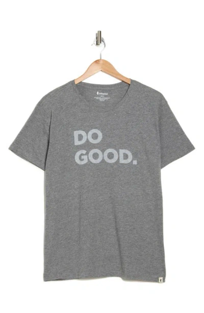 Cotopaxi Do Good Cotton Graphic T-shirt In Heather Grey