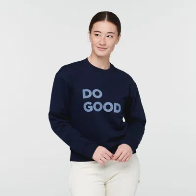 Cotopaxi Do Good Crew Sweatshirt In Blue