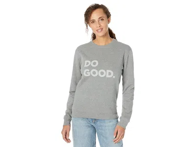 Cotopaxi Do Good Crew Sweatshirt In Gray