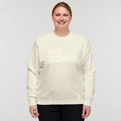 Cotopaxi Do Good Crew Sweatshirt In White