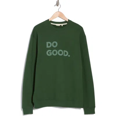 Cotopaxi Do Good Crewneck Sweatshirt In Forest