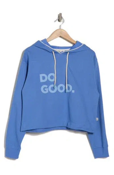 Cotopaxi Do Good Crop Hoodie In Lupine