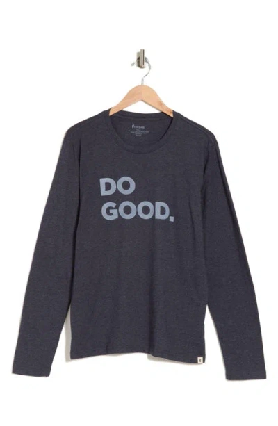 Cotopaxi Do Good Long Sleeve T-shirt In Graphite