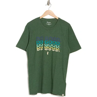 Cotopaxi Do Good Repeat Organic Cotton Blend Graphic Tee In Forest