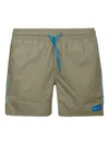 Cotopaxi Drawstring-pocket Swim Shorts In Brown