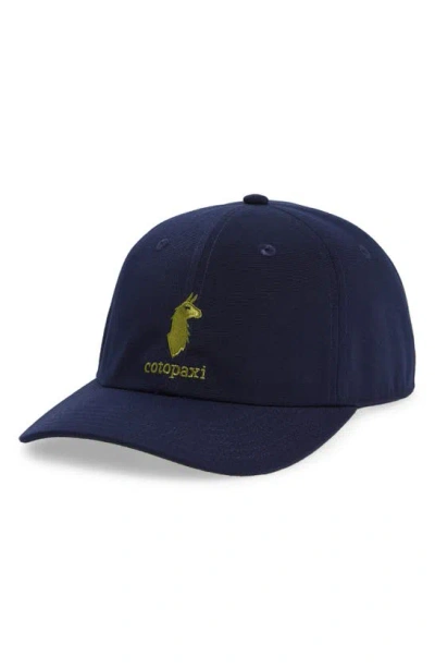 Cotopaxi Embroidered Dad Hat In Black