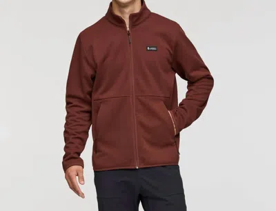 Cotopaxi Envo Fleece Full-zip Jacket In Heather Chestnut In Brown
