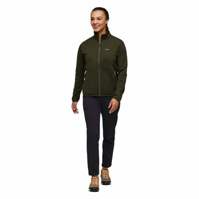 Cotopaxi Envo Fleece Full-zip Jacket In Heather Woods In Green