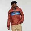 Cotopaxi Fuego Down Hooded Jacket In Brown