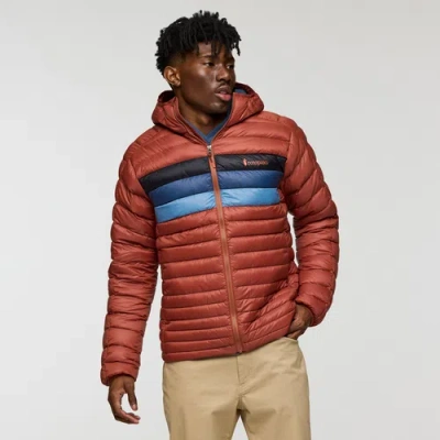 Cotopaxi Fuego Down Hooded Jacket In Brown