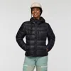 Cotopaxi Fuego Max Down Hooded Jacket In Black