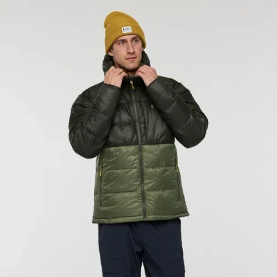 Cotopaxi Fuego Max Down Hooded Jacket In Green