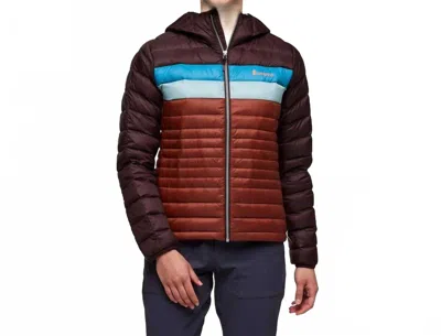 Cotopaxi Fuego Puffer Jacket In Coffee And Rusty