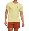 Cotopaxi Happy Day Organic T Shirt In Yellow In Yellow