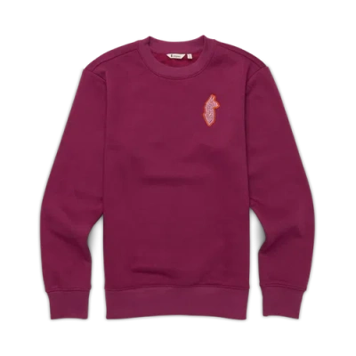 Cotopaxi Lava Llama Crew Sweatshirt In Pink