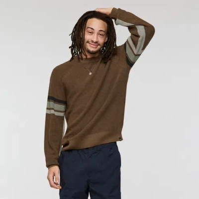 Cotopaxi Libre Waffle Crew Sweater In Brown