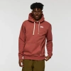 Cotopaxi Llama Patch Pullover Hoodie In Burgundy