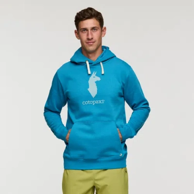Cotopaxi Llama Pullover Hoodie In Blue