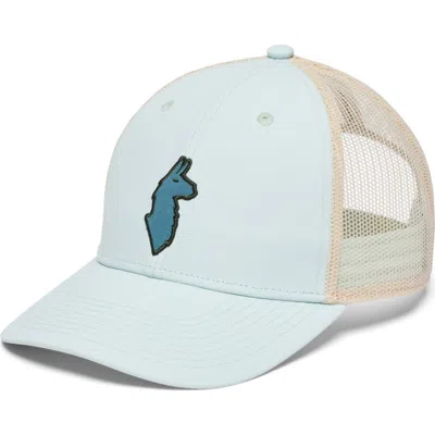 Cotopaxi Llama Trucker Hat In Blue