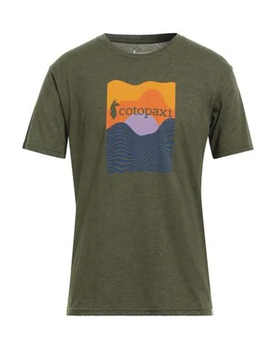 Cotopaxi Man T-shirt Military Green Size M Organic Cotton, Recycled Polyester