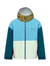 Cotopaxi Men's Cielo Rain Jacket In River/deep Ocean In Multi