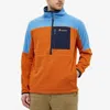 Cotopaxi Men's Dorado Half-zip Fleece Jacket In Azul & Mezcal In Multi