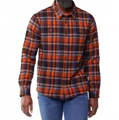 Cotopaxi Men's Mero Flannel Shirt In Cavern Plaid In Multi