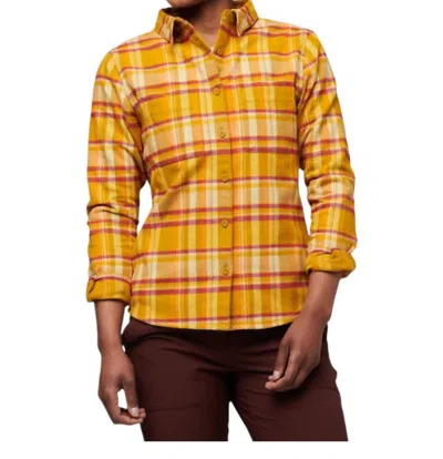 Cotopaxi Mero Flannel Shirt In Amber Plaid In Multi