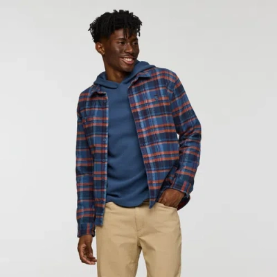 Cotopaxi Mero Organic Flannel Shirt In Blue