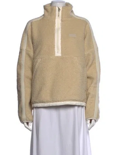 Pre-owned Cotopaxi Mock Neck Long Sleeve Sweatshirt In Neutrals