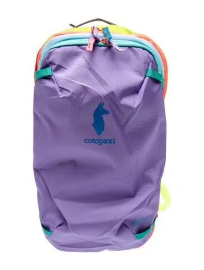 Pre-owned Cotopaxi Nylon Backpack W/ Tags In Purple