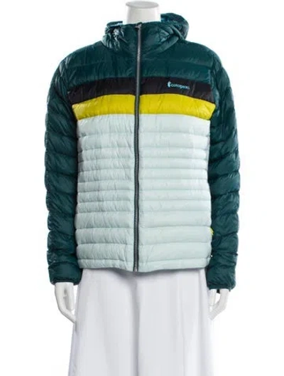 Pre-owned Cotopaxi Nylon Colorblock Pattern Down Jacket In Multi