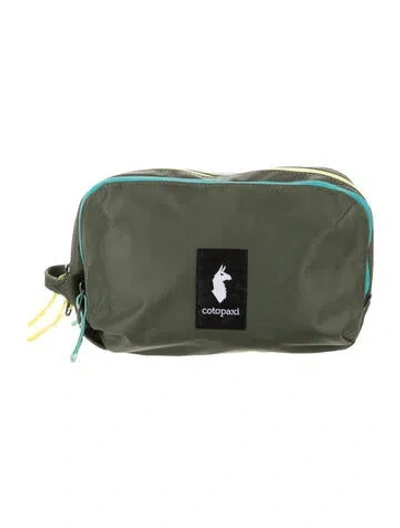 Pre-owned Cotopaxi Nylon Cosmetic Bag In Green