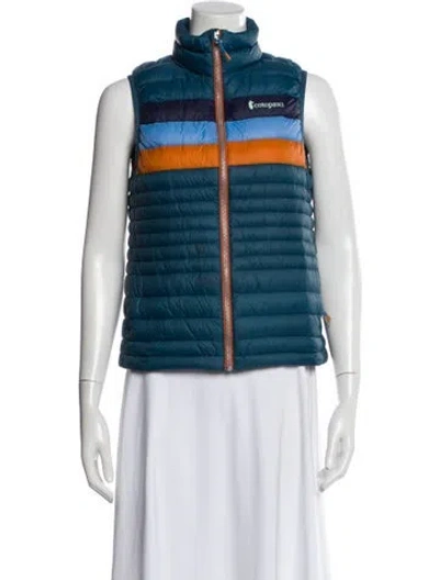 Pre-owned Cotopaxi Nylon Striped Vest In Blue