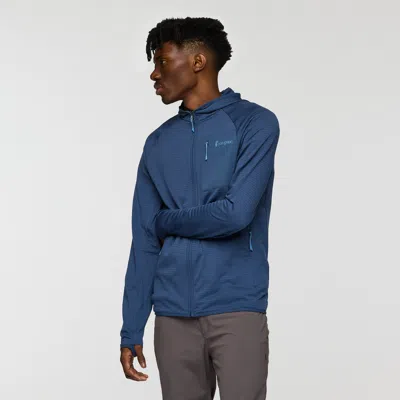 Cotopaxi Otero Fleece Full-zip Hooded Jacket In Blue