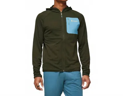 Cotopaxi Otero Fleece Full-zip Hooded Jacket In Woods In Multi