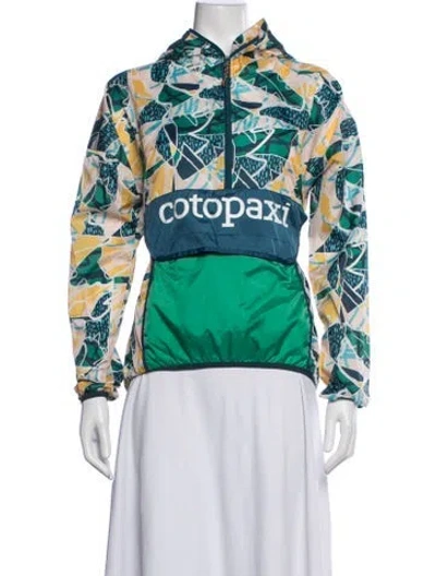 Pre-owned Cotopaxi Patterned Performance Coat In Blue