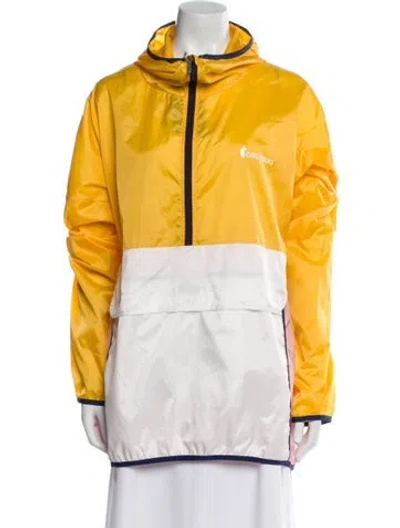 Pre-owned Cotopaxi Printed Evening Jacket W/ Tags In Yellow