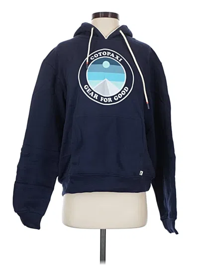 Pre-owned Cotopaxi Pullover Hoodie In Blue