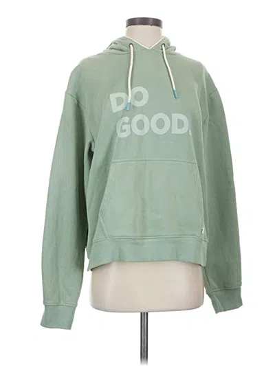 Pre-owned Cotopaxi Pullover Hoodie In Green