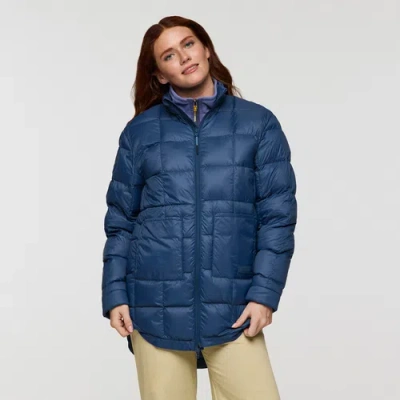 Cotopaxi Repleto Down Long Jacket In Blue