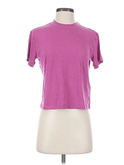 Pre-owned Cotopaxi Short Sleeve Top Purple Mock Neckline Tops