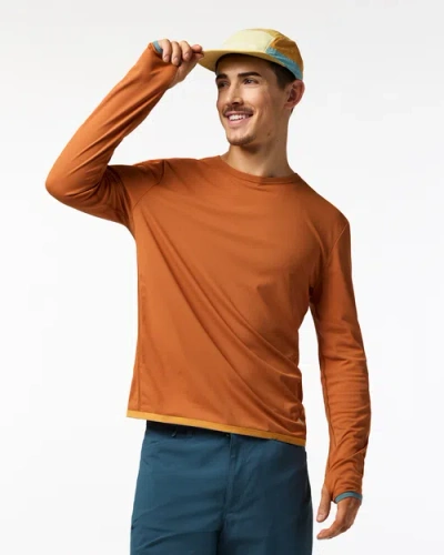 Cotopaxi Sombra Long-sleeve Sun Shirt In Orange