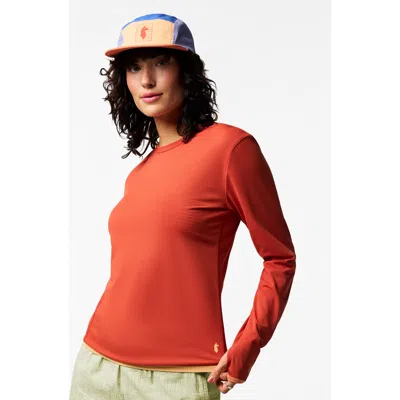 Cotopaxi Sombra Long-sleeve Sun Shirt In Orange