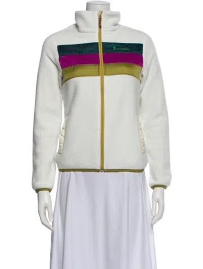Pre-owned Cotopaxi Striped Jacket In White