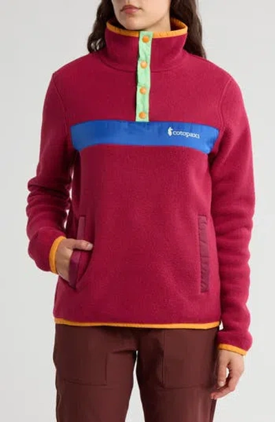 Cotopaxi Teca Fleece Pullover In Huckleberry Pie