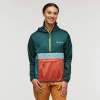 Cotopaxi Teca Half-zip Windbreaker In Green